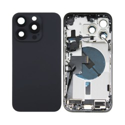 Back Cover+Frame+Flex Apple iPhone 15 Pro Max with Wireless Charge+Flashlight Flex Black Titanium